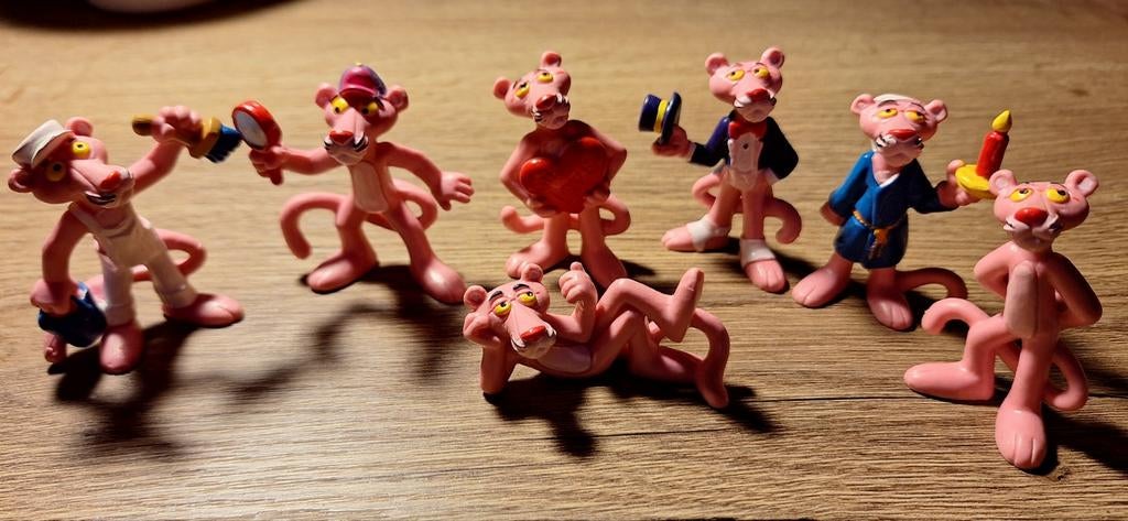 Vintage Pink Panther figuren, Ophalen of Verzenden