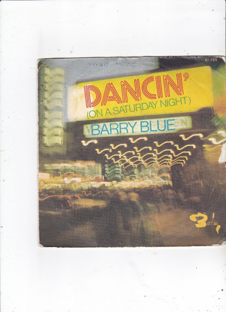 Single Barry Blue - Dancin' (on a saturday night), Gebruikt, 7 inch, Single, Dance