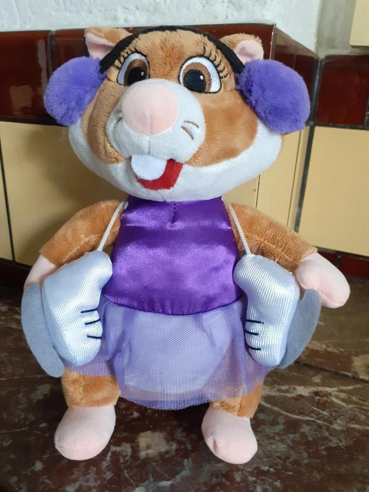 Albert Heijn hamster schaatser, Kinderen en Baby's, Speelgoed | Knuffels en Pluche, Zo goed als nieuw, Overige typen, Ophalen of Verzenden