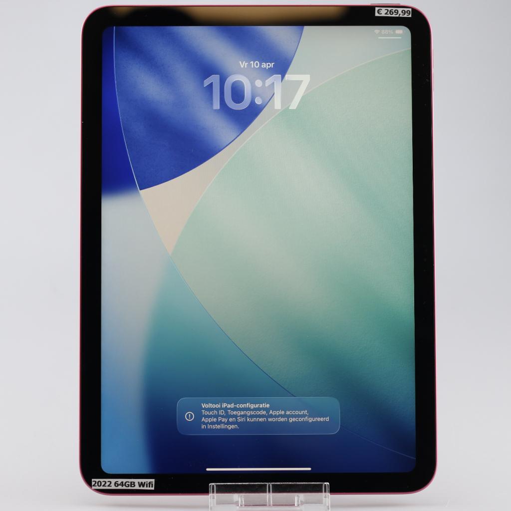 iPad 2022 64GB Wifi Roze | Nette staat