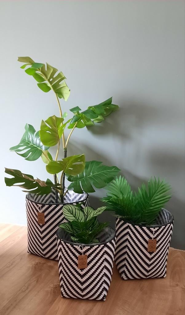 Partij plantenmanden tuin/balkon nieuw, Ophalen, Kunststof, Minder dan 30 cm, Rond