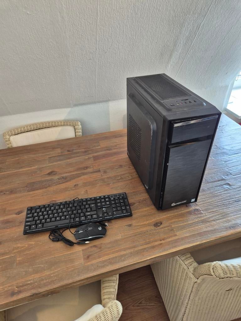 Complete PC setup, Computers en Software, Desktop Pc's, Gebruikt, HDD, 32 GB, Zelf gebouwde pc