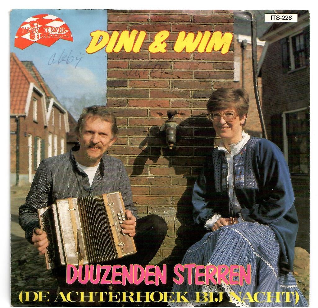 Dini & Wim - Duuzenden sterren (De Achterhoek bij nacht), Gebruikt, 7 inch, Single, Ophalen of Verzenden