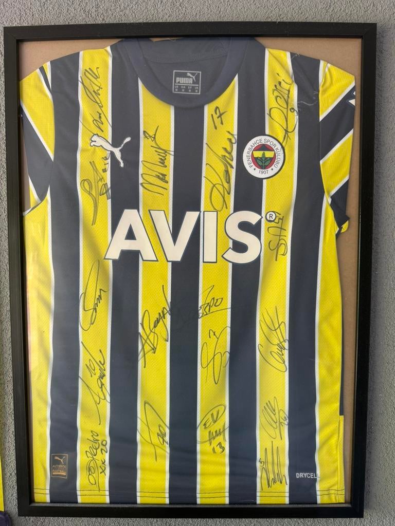 Gesigneerde Fenerbahçe tenue, Ophalen of Verzenden, Zo goed als nieuw, Shirt