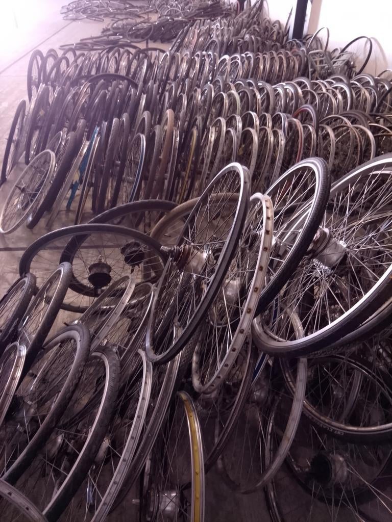 Partij van fiets wielen, Ophalen of Verzenden