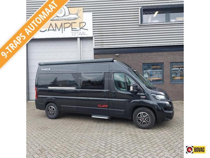 Sunlight Cliff 600, Caravans en Kamperen, Campers, Bedrijf, tot en met 3, Buscamper of Camperbus, Sunlight, Fiat, Diesel, Automaat