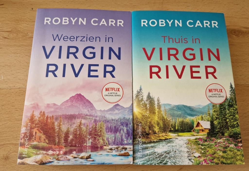 Boeken robyn carr deel 1 3 thuis virgin river weerzien in, Ophalen of Verzenden, Zo goed als nieuw