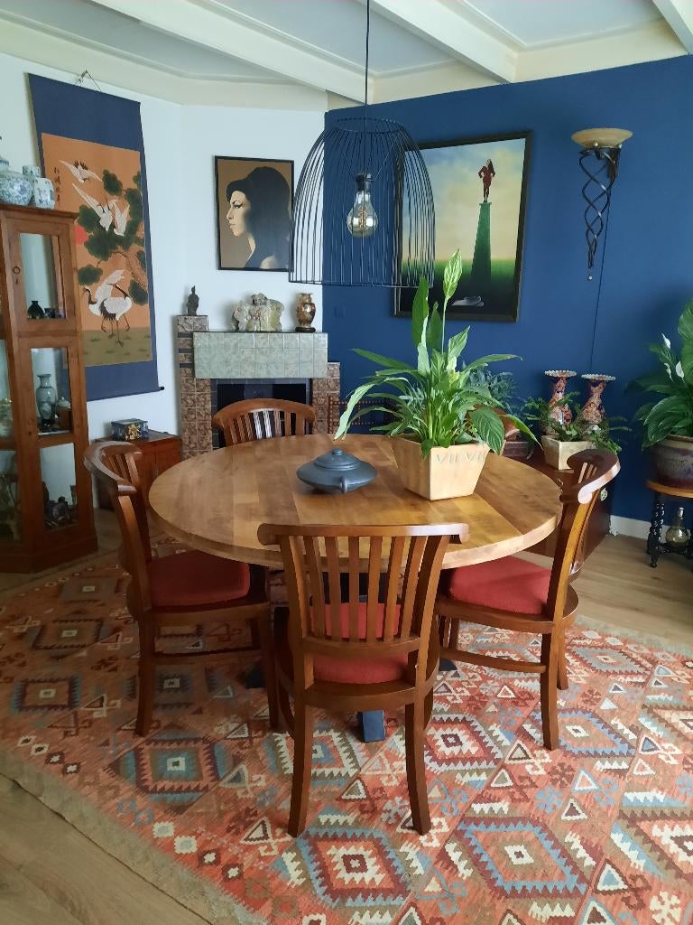 Eettafelstoelen, Ophalen, Gebruikt, Bruin, Vijf, Zes of meer stoelen