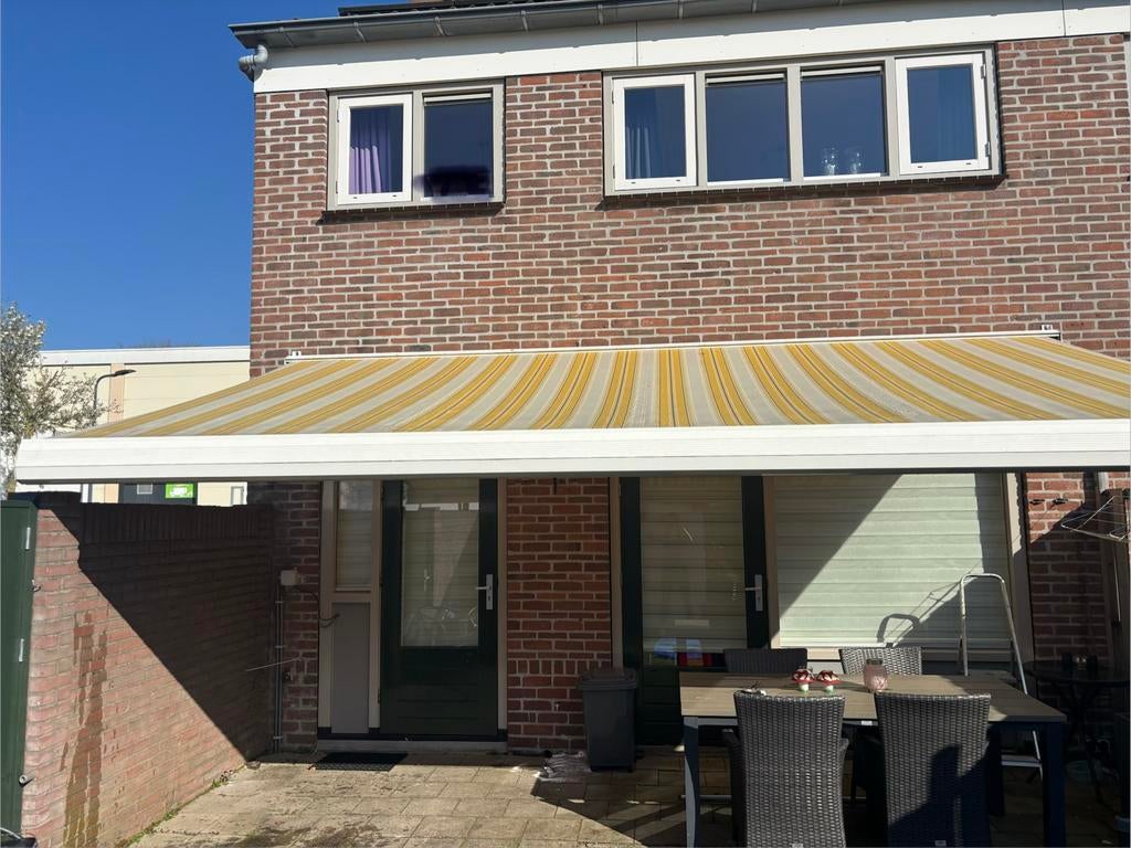 Elektrische luifel 5,50m, Ophalen, Gebruikt, 450 cm of meer, Elektrisch