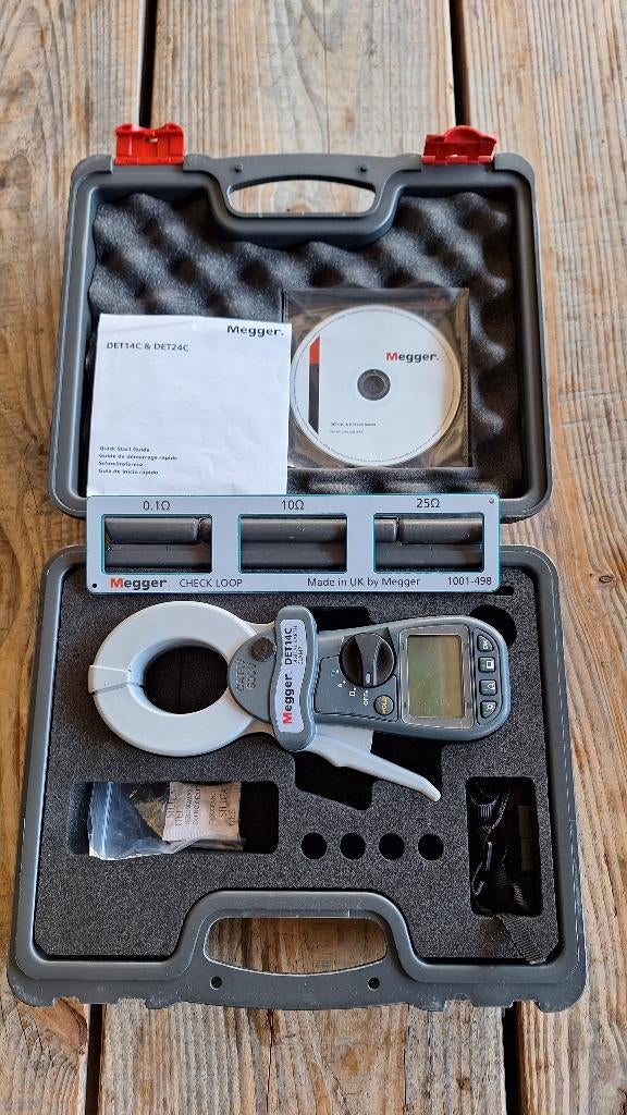 Megger DET14C Aardingsmeter weerstands meter., Auto diversen, Autogereedschap, Zo goed als nieuw, Ophalen of Verzenden