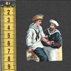 Matrozen tatoëren elkaar antiek poezieplaatje (778), Verzamelen, Poesieplaatjes, Ophalen of Verzenden