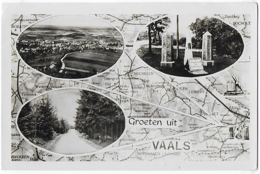 Vaals Ongelopen Ansichtkaart ( B1955 ), Verzamelen, Ansichtkaarten | Nederland, Ophalen of Verzenden, 1920 tot 1940, Ongelopen