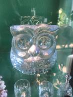 Skruf Glasbruk Zweden. Zware Kristallen Glasuil beeld, Ophalen of Verzenden