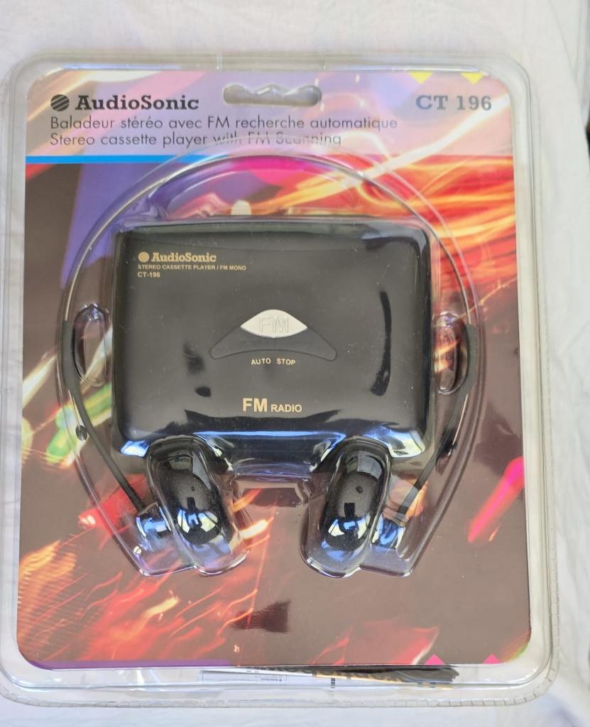 AudioSonic Stereo Cassettespeler met FM Radio (CT 196), Ophalen of Verzenden, Nieuw, Overige merken