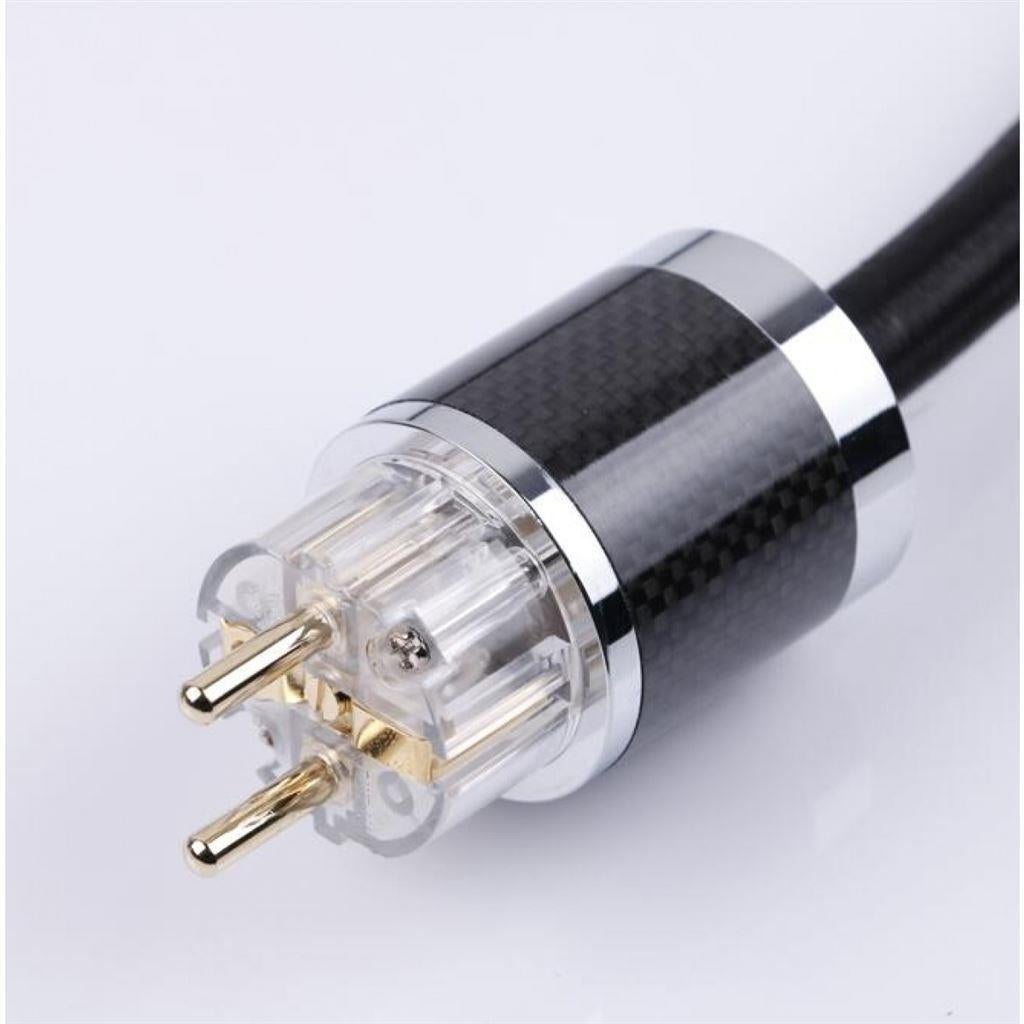 Ludic Aesir Carbon Powercord 2 mtr stroomkabel nieuw!!, Audio, Tv en Foto, Audiokabels en Televisiekabels, Ophalen of Verzenden