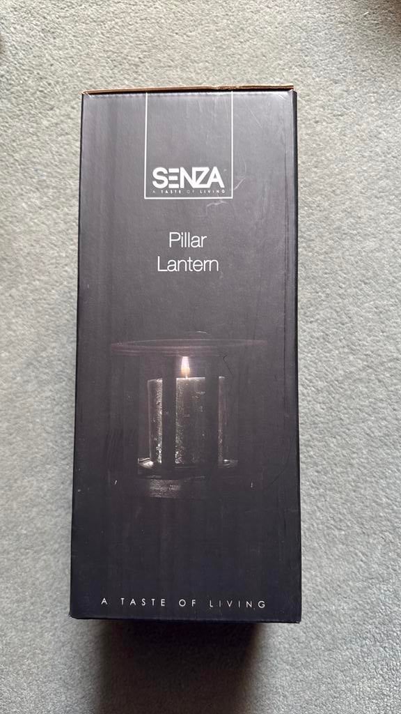 Senza Pillar lantaarn nieuw, 25 tot 50 cm, Nieuw, Ophalen of Verzenden, Kandelaar