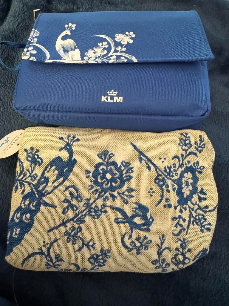 KLM Business Class Amenity Kits - Rituals (2 stuks), Ophalen of Verzenden, Nieuw, Blauw, Heer of Dame