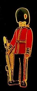 Engelse schildwacht pin, Verzamelen, Speldjes, Pins en Buttons, Verzenden, Nieuw, Stad of Land, Speldje of Pin