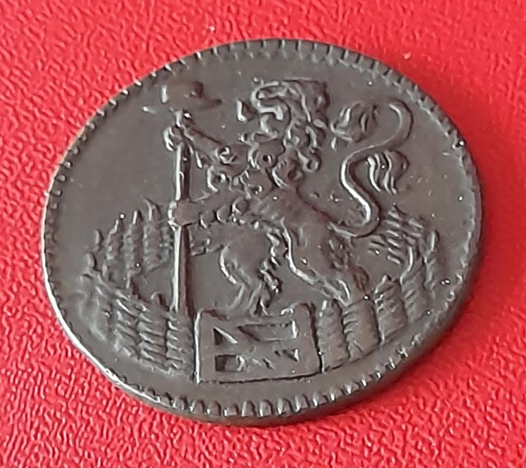 duit Holland 1739 (lot 2) Prachtige duit, Ophalen of Verzenden, Vóór koninkrijk, Overige waardes, Losse munt