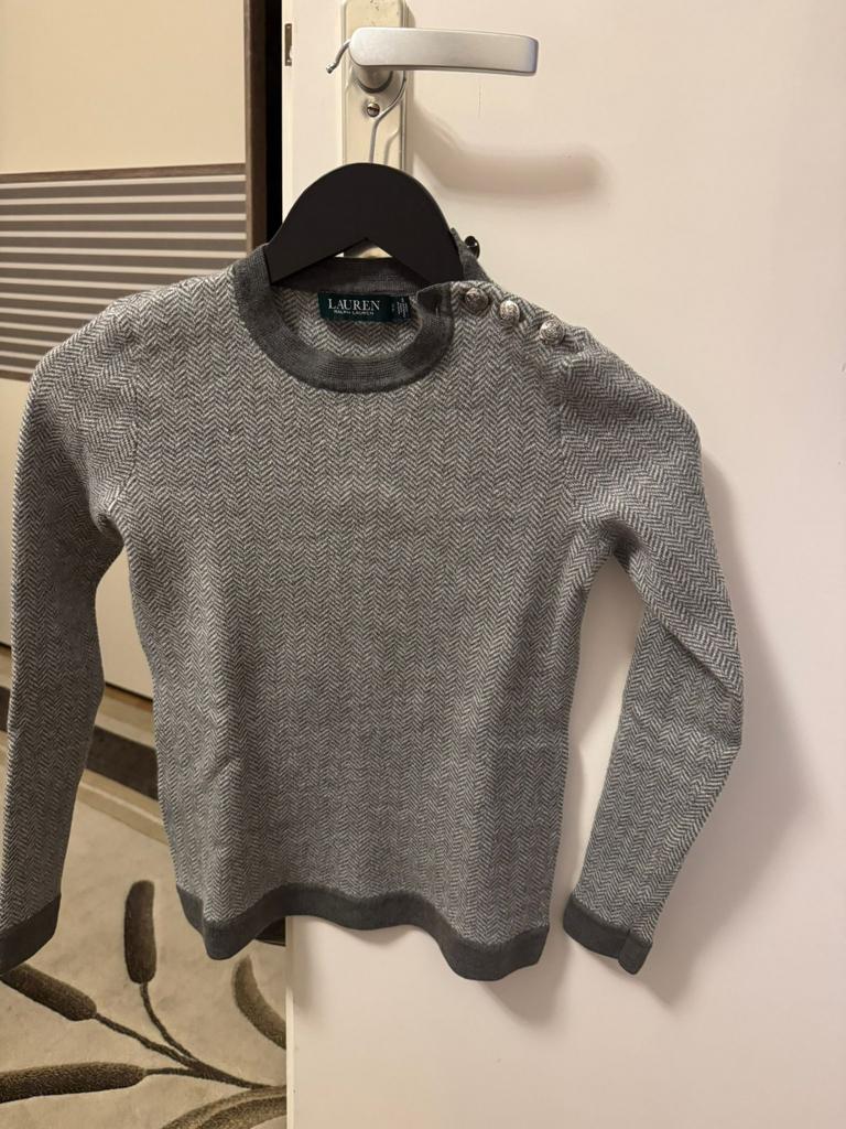 Lauren Ralph Lauren dames trui maat S, Ophalen of Verzenden, Zo goed als nieuw, Maat 36 (S), Grijs