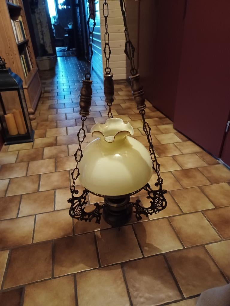 Schippertjes lamp, Huis en Inrichting, Lampen | Hanglampen, Ophalen, Zo goed als nieuw, Minder dan 50 cm