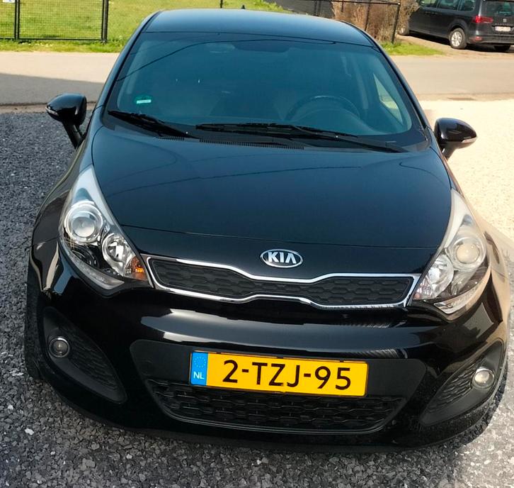 Kia Rio 1.2 I 5DRS 2014 Zwart, Auto's, Kia, Particulier, Rio, Airbags, Airconditioning, Alarm, Android Auto, Bluetooth, Bochtverlichting