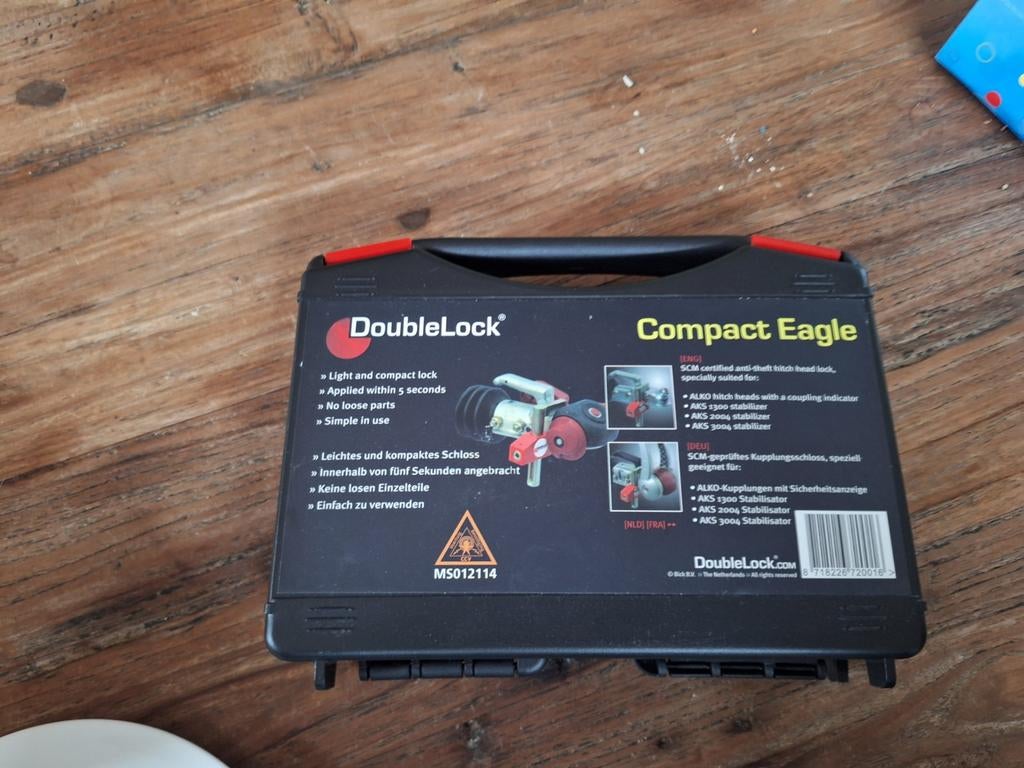 Double lock compact eagle.  Caravan koppeling slot, Caravans en Kamperen, Ophalen of Verzenden