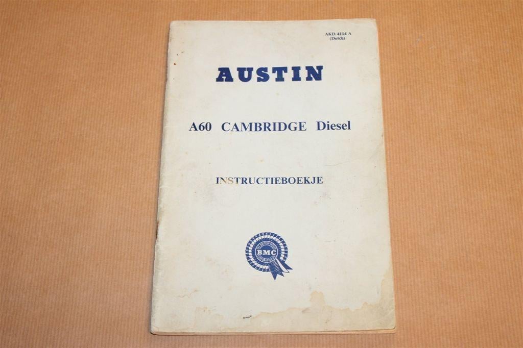 Zeldzaam Austin A60 Cambridge — Origineel Boekje 1965, Ophalen of Verzenden