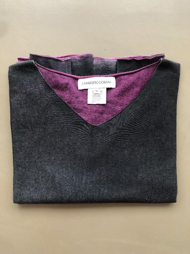 Lamberto Losani cashmere top S/M, Lamberto Losani, Ophalen of Verzenden, Zo goed als nieuw, Lange mouw