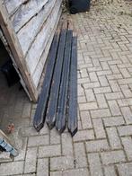 Hardhouten palen 9x9 cm 2x275cm en 2x220cm lang, Ophalen, 250 cm of meer, Palen