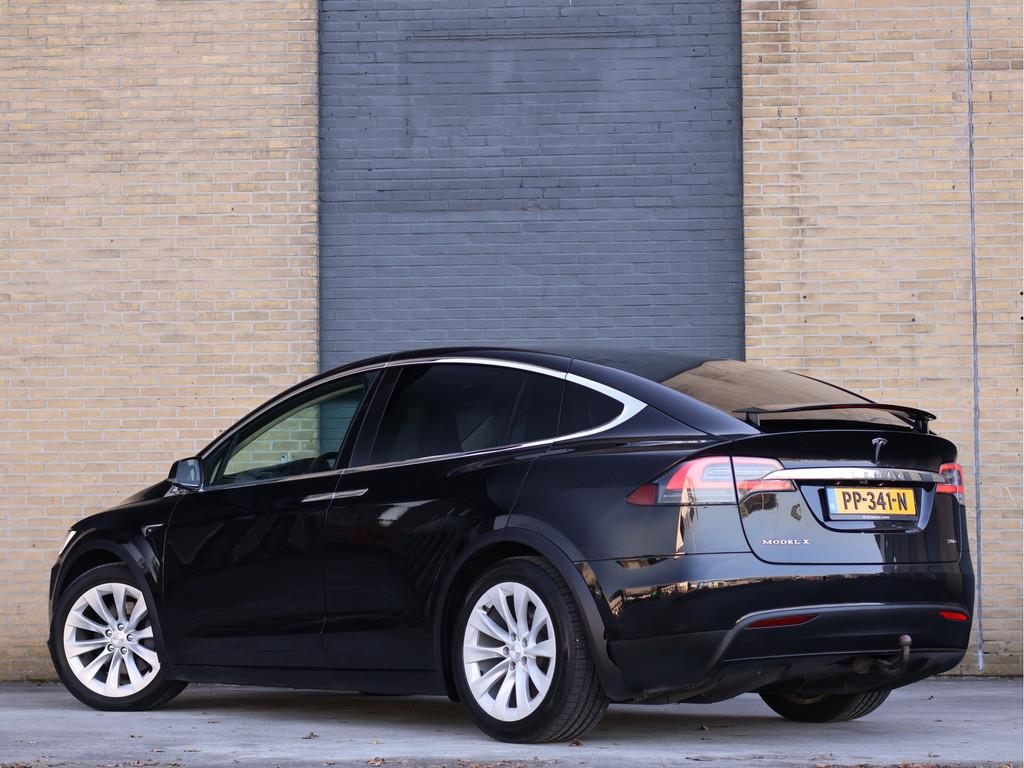 Tesla Model X 90D Base AWD SOH 85,4% | Autopilot | Luchtveri, Auto's, Automaat, Model X, Gebruikt, Beige
