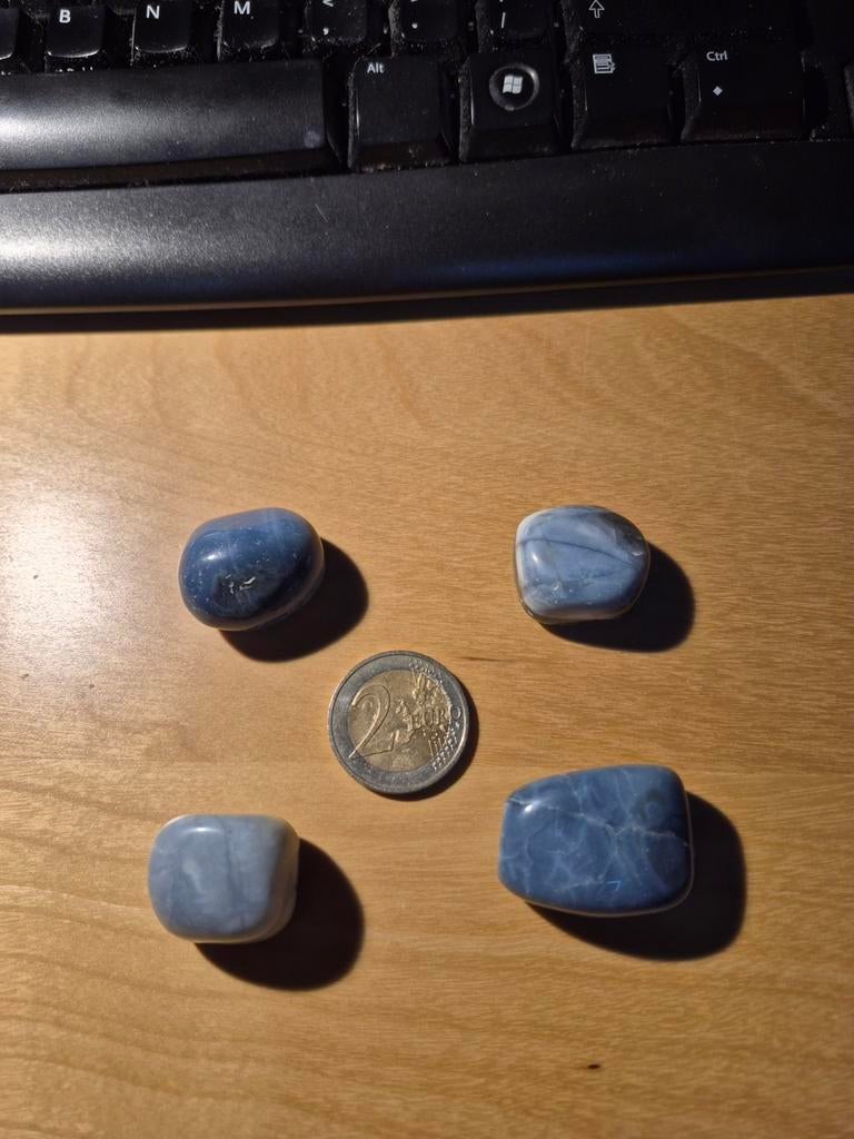 Blauwe opaal trommelstenen, Ophalen of Verzenden, Nieuw