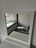 IKEA Mirror Cabinet TREASJÖN – White Storage Mirror, Ophalen, Gebruikt, Vierkant, Minder dan 100 cm