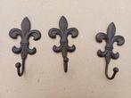 antieke kapstokhaken 3 stuks, Wandkapstok, Ophalen of Verzenden, Zo goed als nieuw, Minder dan 100 cm