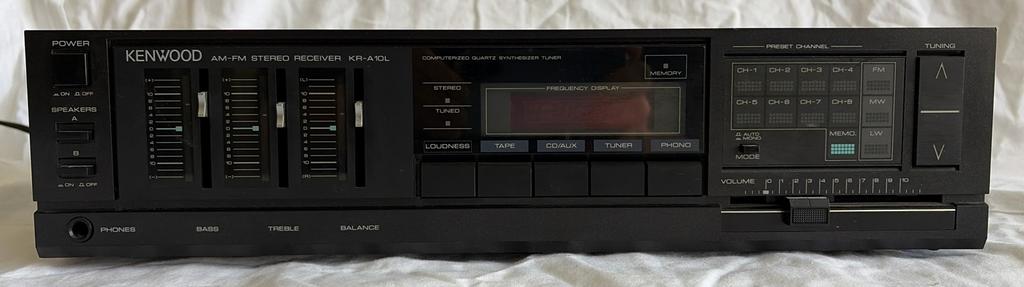 Kenwood KR-A10L Receiver, Overige merken, Ophalen of Verzenden, Zo goed als nieuw, Minder dan 60 watt