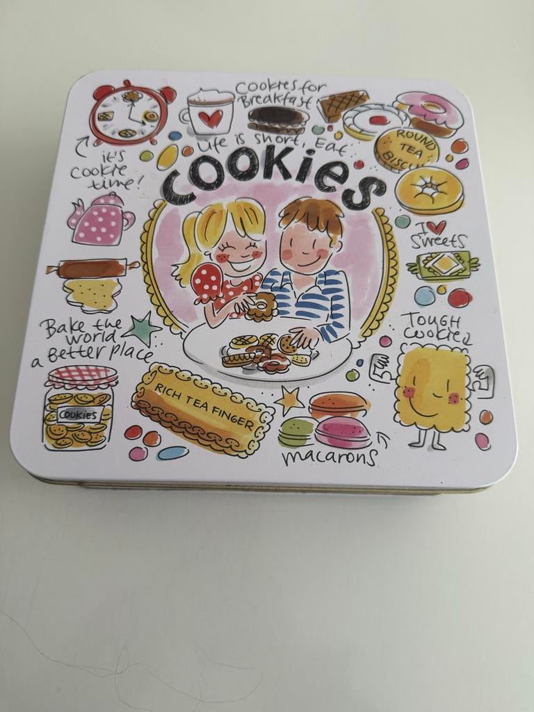 Blond Amsterdam Koekblik - Cookies Design, Verzamelen, Blikken, Gebruikt, Koek(jes), Overige merken, Ophalen of Verzenden