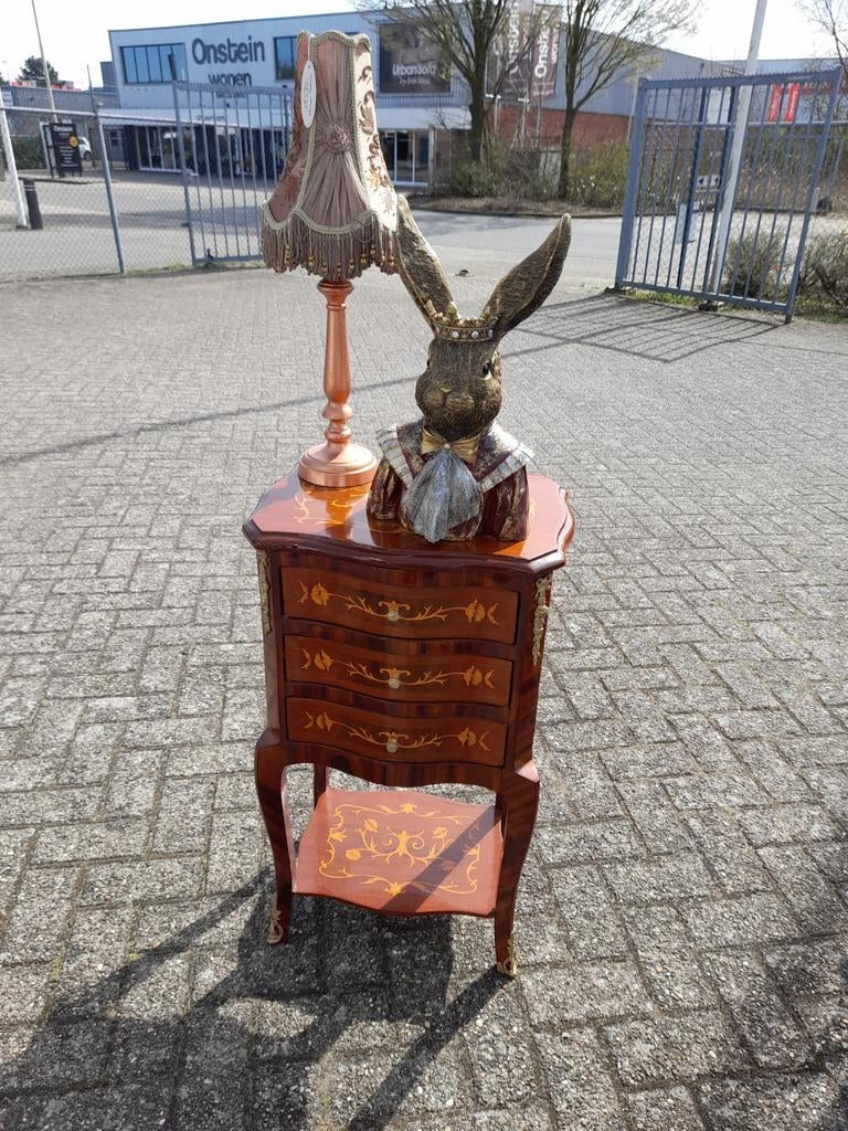 Leuk barok laden kastje, Huis en Inrichting, Kasten | Ladekasten, Zo goed als nieuw, 3 of 4 laden, Minder dan 100 cm, 25 tot 50 cm