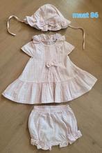 Gestreept jurkje met luierbroekje+ hoedje v Little A maat 86, Kinderen en Baby's, Babykleding | Maat 86, Ophalen of Verzenden