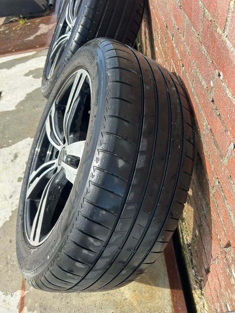 Volvo 20 inch velgen met Bridgestone zomerbanden, Ophalen, Gebruikt