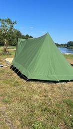 Stormtent 4 persoons katoen groen, Caravans en Kamperen, Ophalen, Gebruikt, Tot en met 4