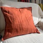 Ikea kussenhoes 100% linnen, Ophalen of Verzenden, Zo goed als nieuw, Bruin, Vierkant