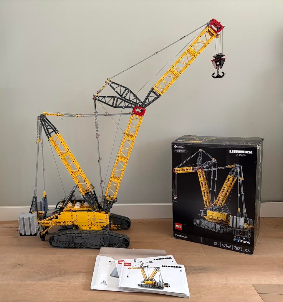Lego Technic 42146 Liebherr rupsbandkraan LR13000, Ophalen, Lego, Compleet, Zo goed als nieuw