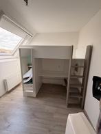 Hoogslaper met matras, bureau en kast, Petit Amelie Ombre, Ophalen, Zo goed als nieuw, Hoogslaper