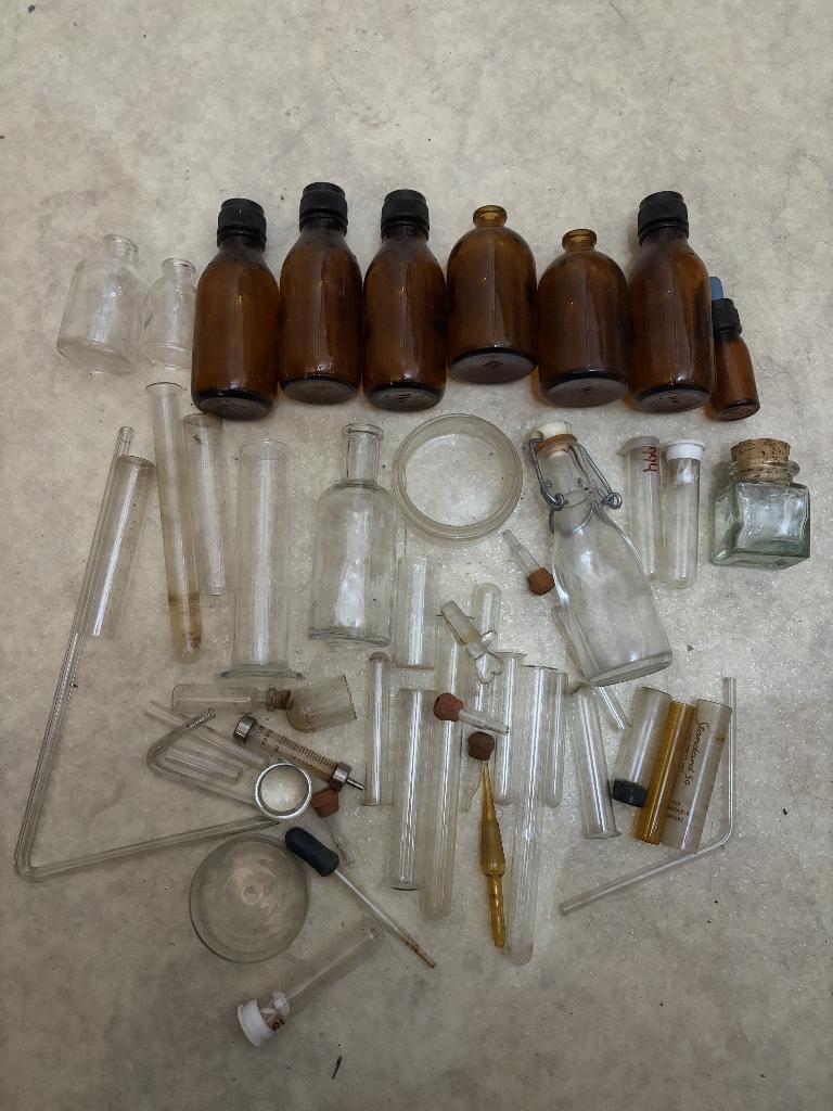 Grote hoeveelheid scheikunde laboratorium instrumenten, Ophalen of Verzenden