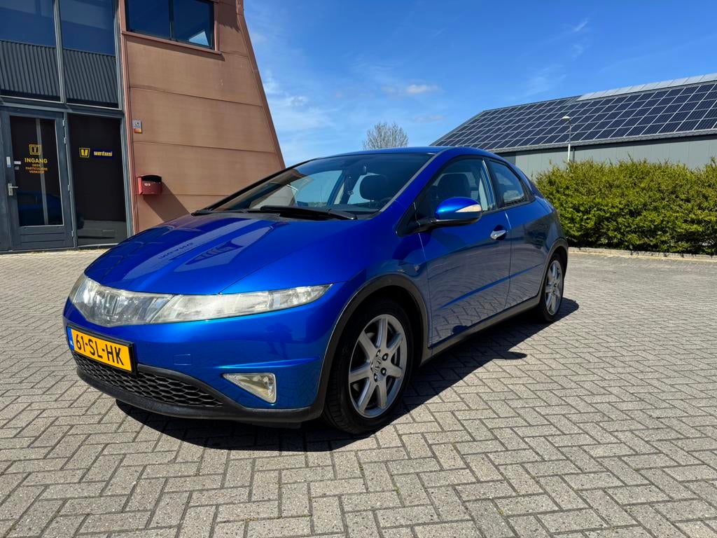 Honda Civic 1.8 I 5DR 2006 Blauw, Auto's, Honda, Voorwielaandrijving, Zwart, 4 cilinders, Blauw