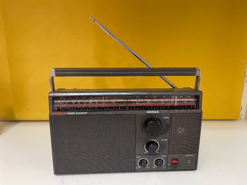 ERRES TR6240/04 Vintage draagbare radio, Audio, Tv en Foto, Radio's, N, Ophalen of Verzenden, N, Radio