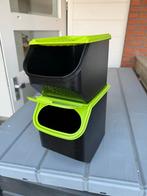 Tupperware bewaarbakken voor aardappelen en uien, Huis en Inrichting, Keuken | Tupperware, Ophalen of Verzenden, Gebruikt, Groen