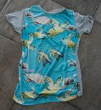 T-shirt schildpadden wild draagmaat 128 134, Gebruikt, Jongen of Meisje, Ophalen of Verzenden, Shirt of Longsleeve