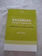 Basisboek Gedrag in organisaties ISBN 9080639265 André Weber, Zo goed als nieuw, Gamma, André Weber, HBO