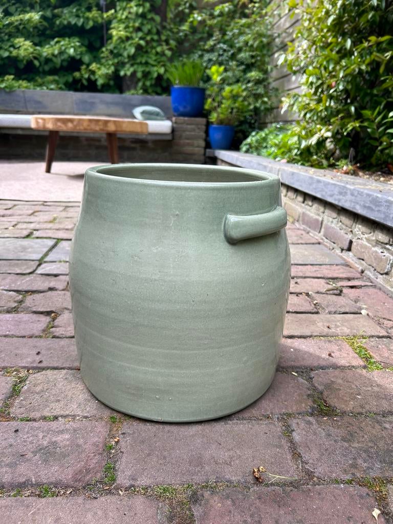 Bloempot (diameter 23 cm), Rond, Ophalen of Verzenden, Zo goed als nieuw, Tuin